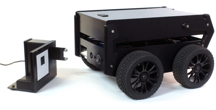 Xaxxon Autocrawler Robot, charging, click to enlarge