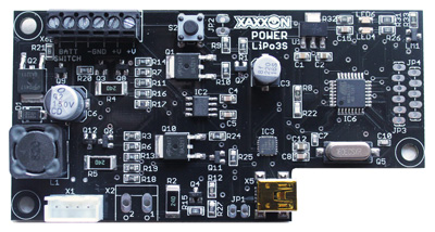 Xaxxon Power LiPo3S battery charging and power management PCB