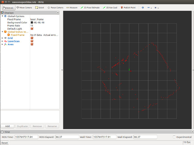 xaxxon openlidar rviz